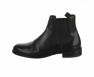 Giorgio Armani Black Chelsea Boots (Mens, Size 9)