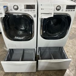 ❤️⛩️LG washer and dryer electric steam nice set❤️⛩️