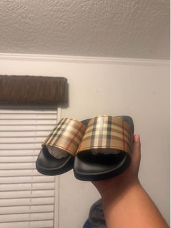 Burberry slides