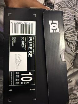 3 brand new DC pure shoes size 10.5