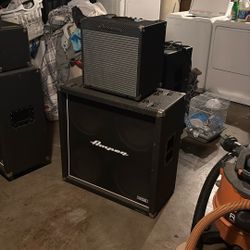 Ampeg Ampe And Cabinet 