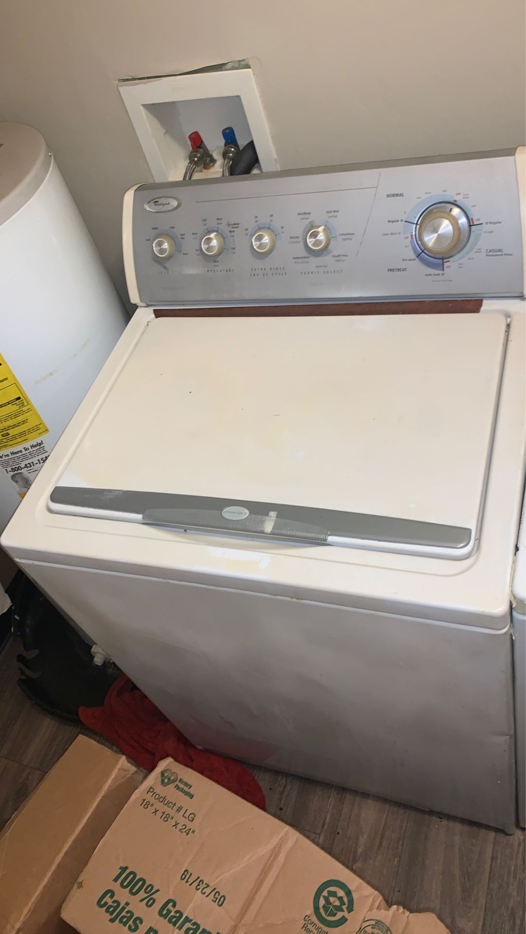 Whirlpool washer and dryer works great just got new ones