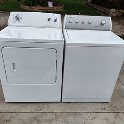 washer and dryer in good working condition 