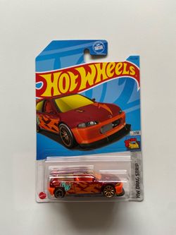 Hot Wheels Honda Civic Custom (Kroger Exclusive Red/Orange)