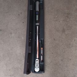 Snap On Tools 1/2 Drive Tech Angle Electronic Torque Wrench Like New Condition 