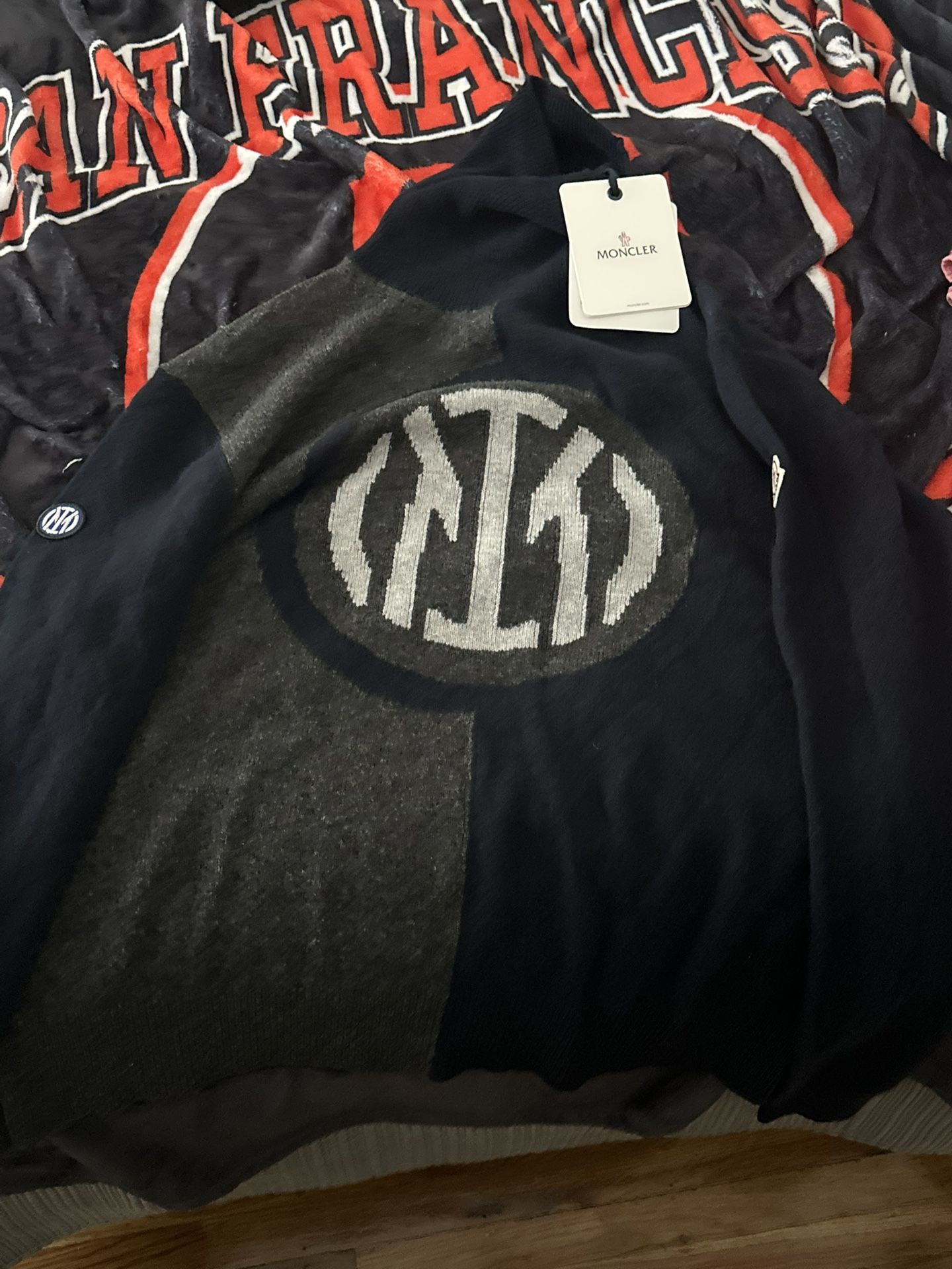 Moncler x inter milan collab size XL