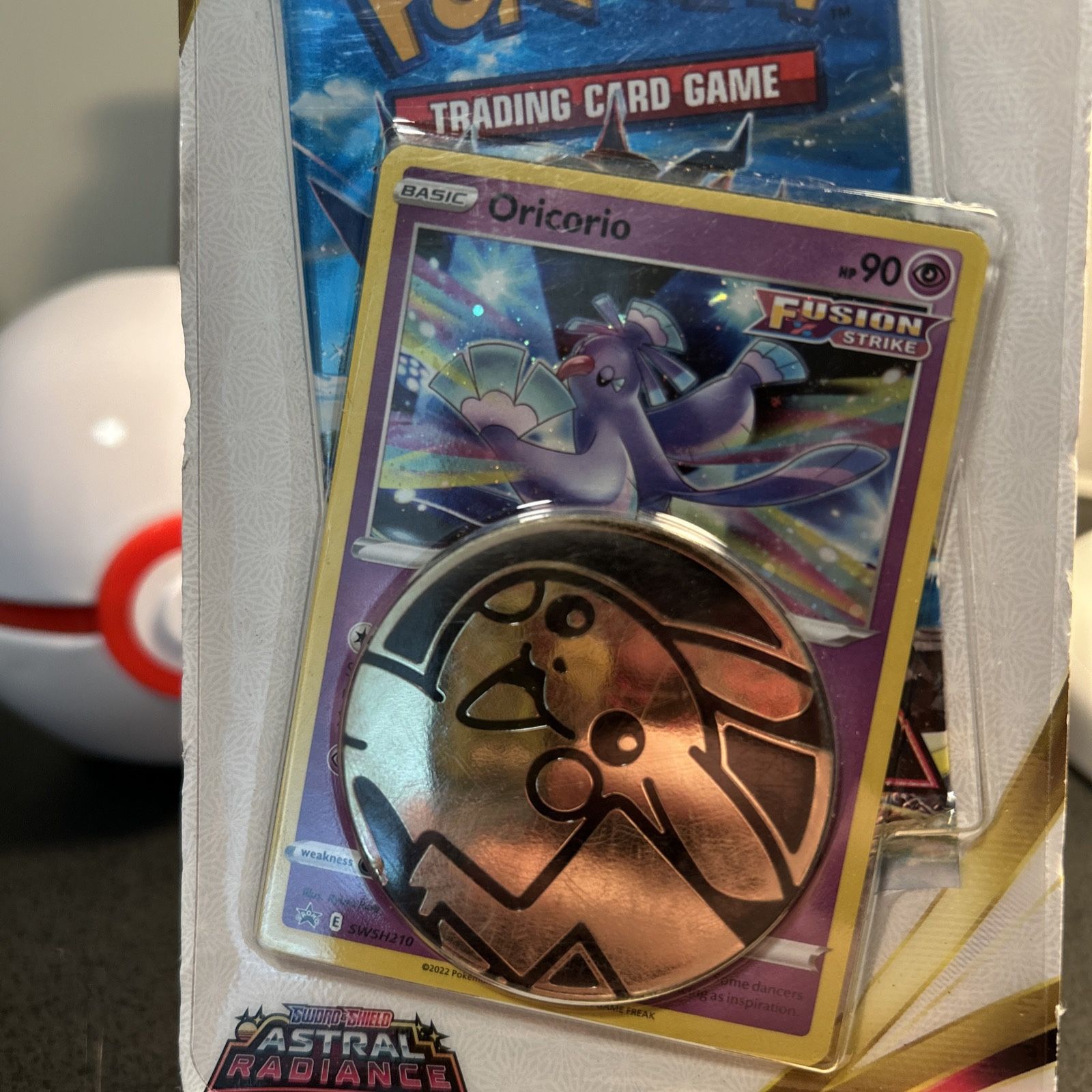 Pokémon Astral Radiance Blister Pack Oricorio Sealed
