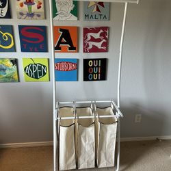 Hamper/Clothing Rack