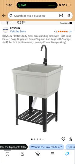 Outdoor sink