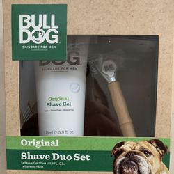 Bulldog Skincare Shave Duo Set For Men Includes Original Shave Gel With Aloe And Green Tea