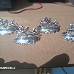 
Vintage Silver Cherub Figurines – $25 Each or $90 for All 4