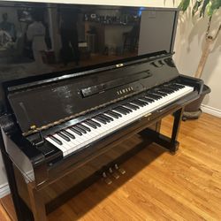 Black Yamaha U3. Free Delivery 
