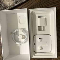 Unused iPhone Charger and Earphone $20