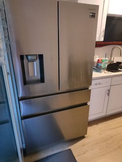 Stove and fridge
