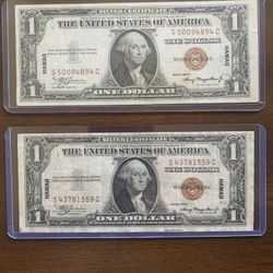1935 A $1 Hawaii Brown Seal Notes / Bills 