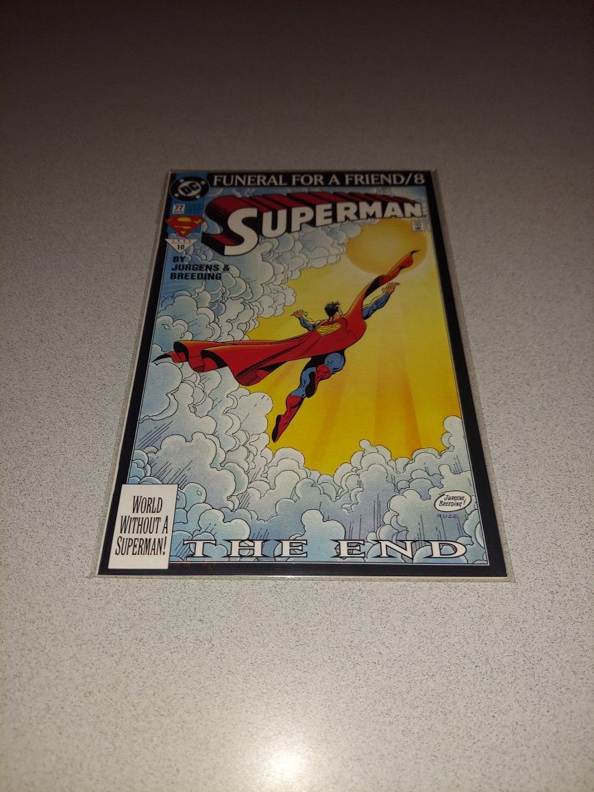 1993 SUPERMAN #77 FUNERAL FOR A FRIEND/8 COMIC BAGGED AND BOARDED
