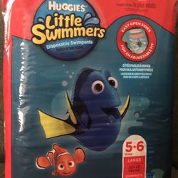 New Huggies Swimmers Diapers L $6