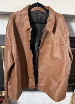 Faux Leather Jacket