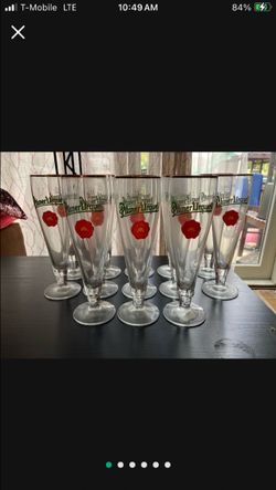 Lot of 13 NEW Pilsner Glasses