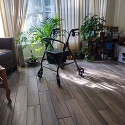 Brand New Walker With Brakes And Seat And Storage
