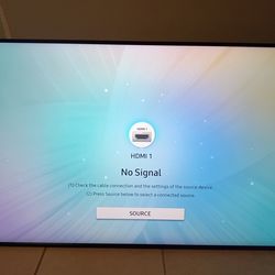 55 inch Samsung TV. Smart tv remote included