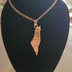Israel Map Pendant