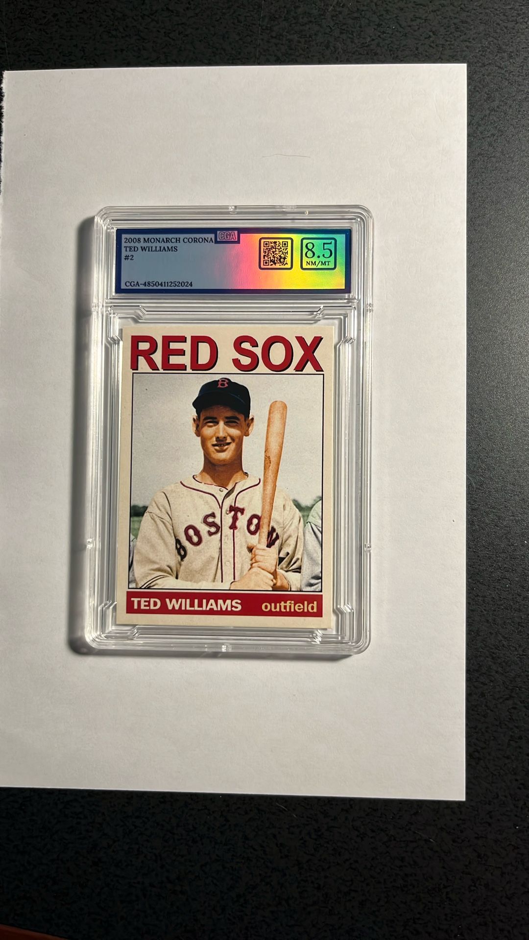 Ted Williams, Red Sox, ‘41 Season, .406 BA