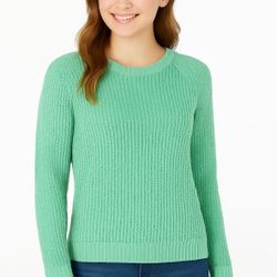 Green Sweater Womens Small