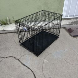 Metal Pet Dog Puppy Crate Kennel 