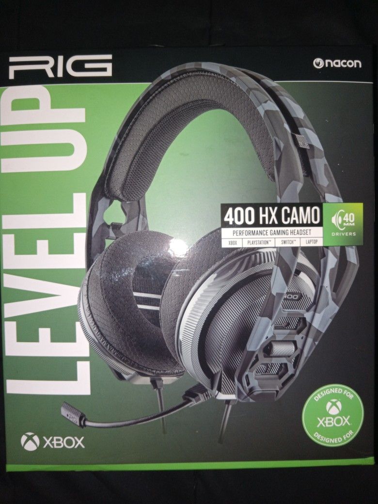 Rig 400 HX Camo Wired Headset