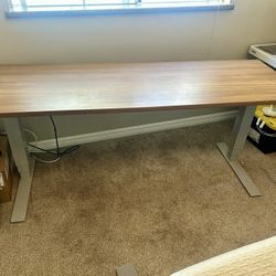 Long Motorized Adjustable Standing Desk