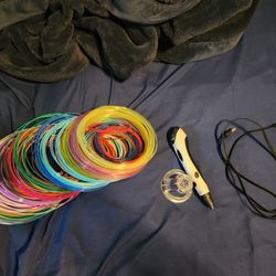 3 D Pen With Lots Of Filament 
