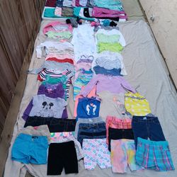 Girls Toddler Clothes 2T/3T/4T Bundle Over 80 Pieces