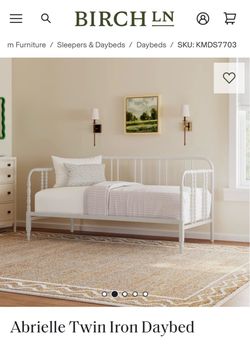 Birch lane daybed (white)