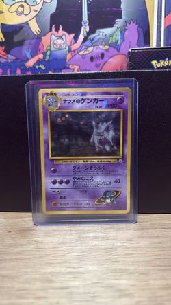 Japanese Pokémon Sabrina's Gengar Holo Card