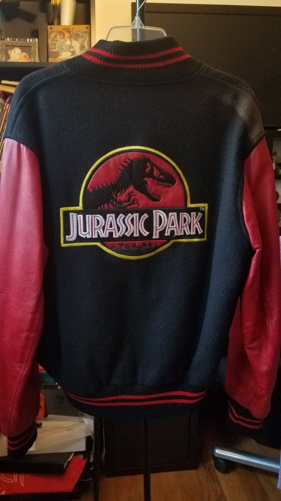 Vintage Universal Studios Jurassic Park Varsity Jacket
