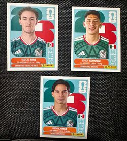 2026 FIFA World Cup Panini Sticker MARCEL RUIZ EDSON Alvarez DIEGO LAINEZ Mexico