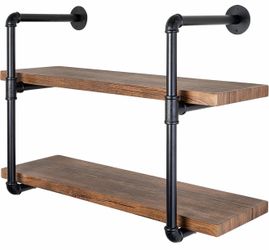 Honey-Can-Do Industrial Pipe Shelf Bracket