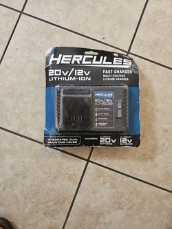 HERCULES 20V/12V LITHIUM-ION   FAST CHARGER MULTI- VOLTAGE