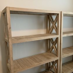 Rustic wood shelf
