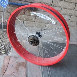 22 inch bike wheel