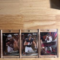 Caleb Williams + Jeanty Rookie Card + Prizm RC Lot – NFL Draft Picks 🔥