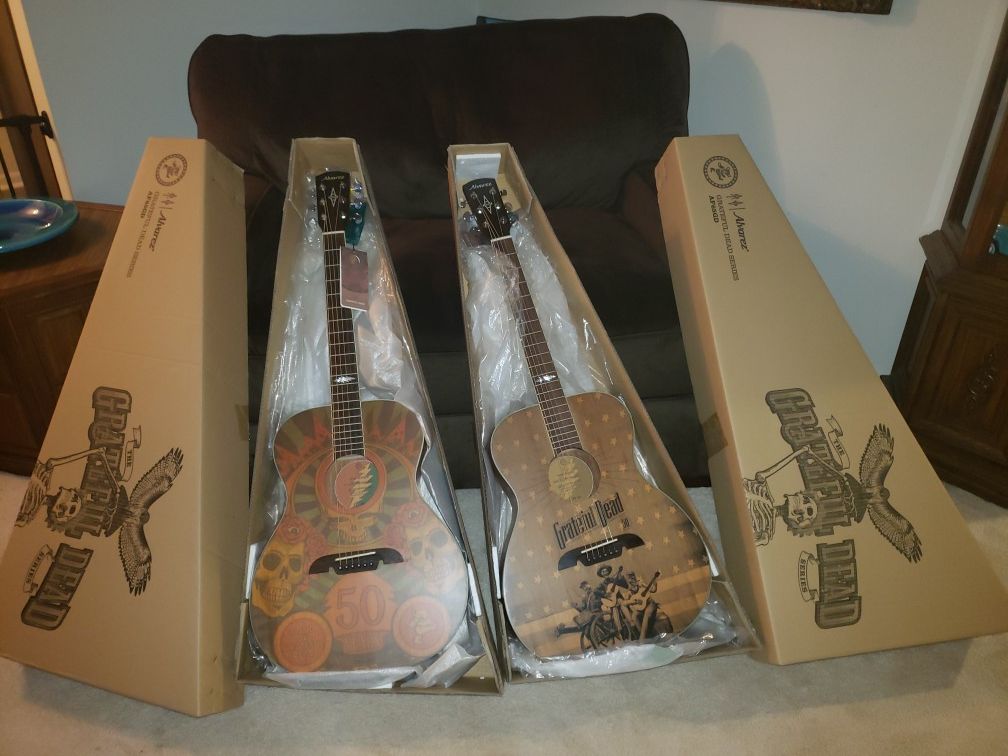 Alvarez Grateful Dead Acoustic Guitar Set NIB