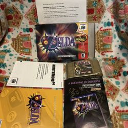 Zelda Majora’s Mask CIB For Nintendo 64
