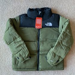 North Face Nuptse Army Green Size Medium