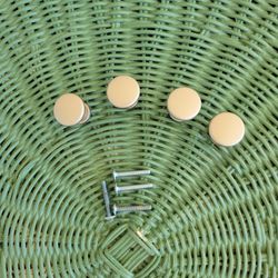 Nickel Knobs With Screws