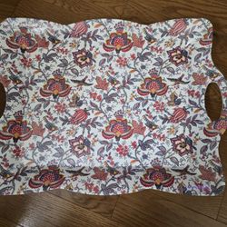 Vivenzi Jacobean Large Melamine Setving Tray