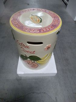 Anthropologie Indoor/Outdoor Ceramic Side Table