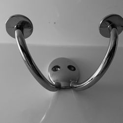 New Stainless Steel Polished Chrome Door Hanger 