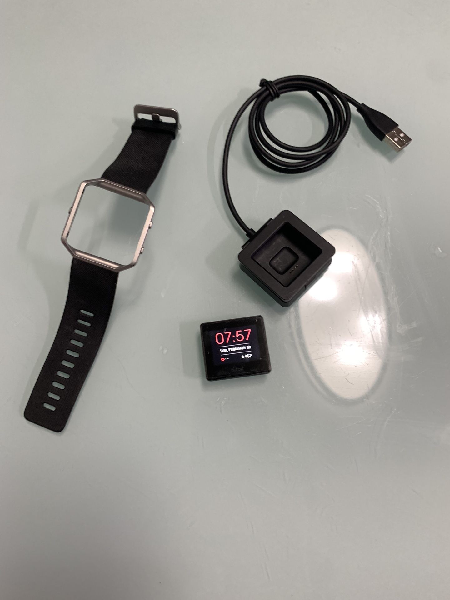 Fitbit Blaze Smart Fitness Watch Black Large